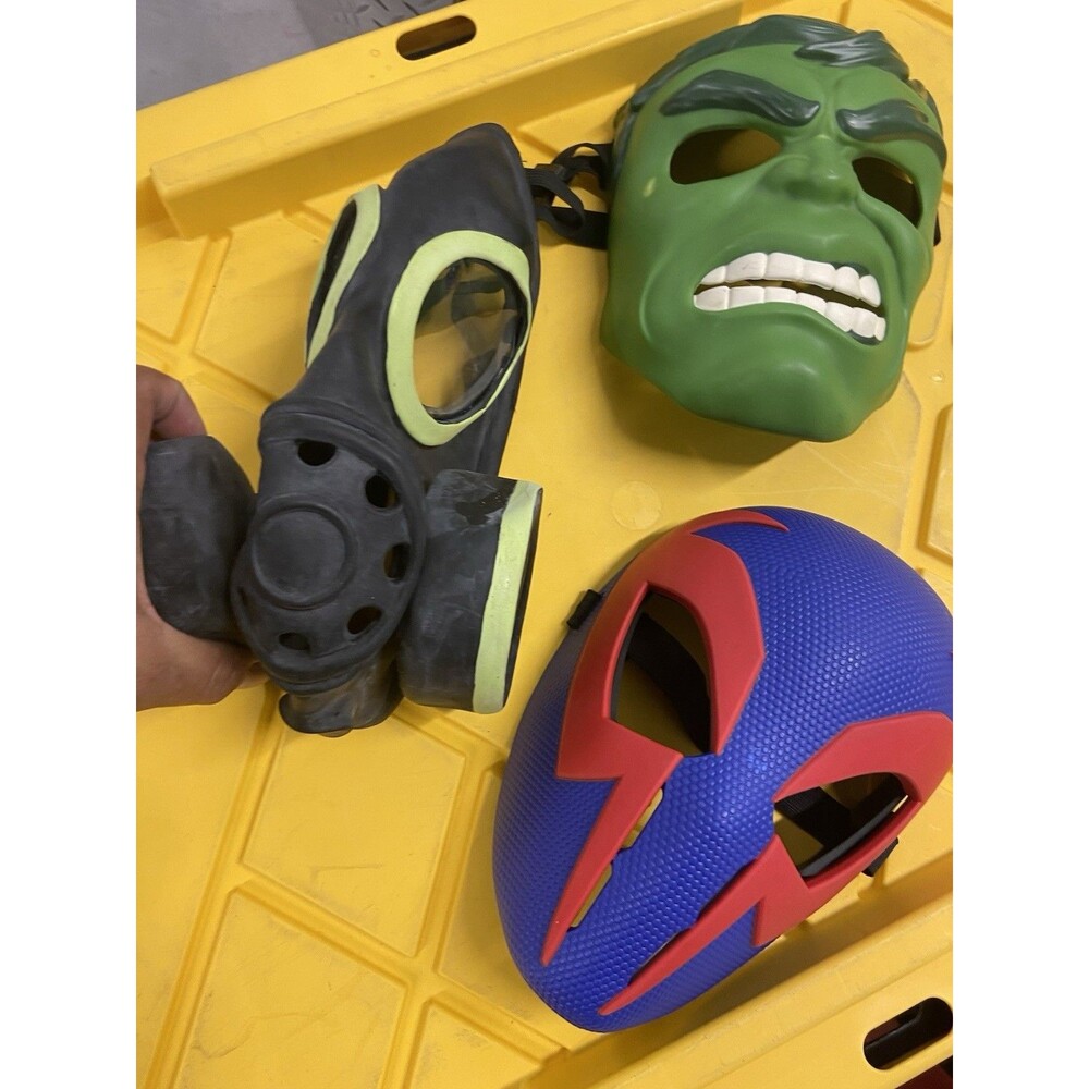 Bundle 4 Mask Halloween Gear Hulk Spider Man Costume Mask